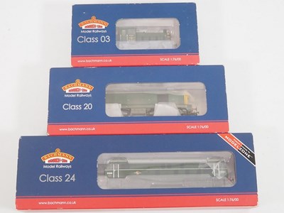 Lot 276 - A group of BACHMANN OO gauge diesel...