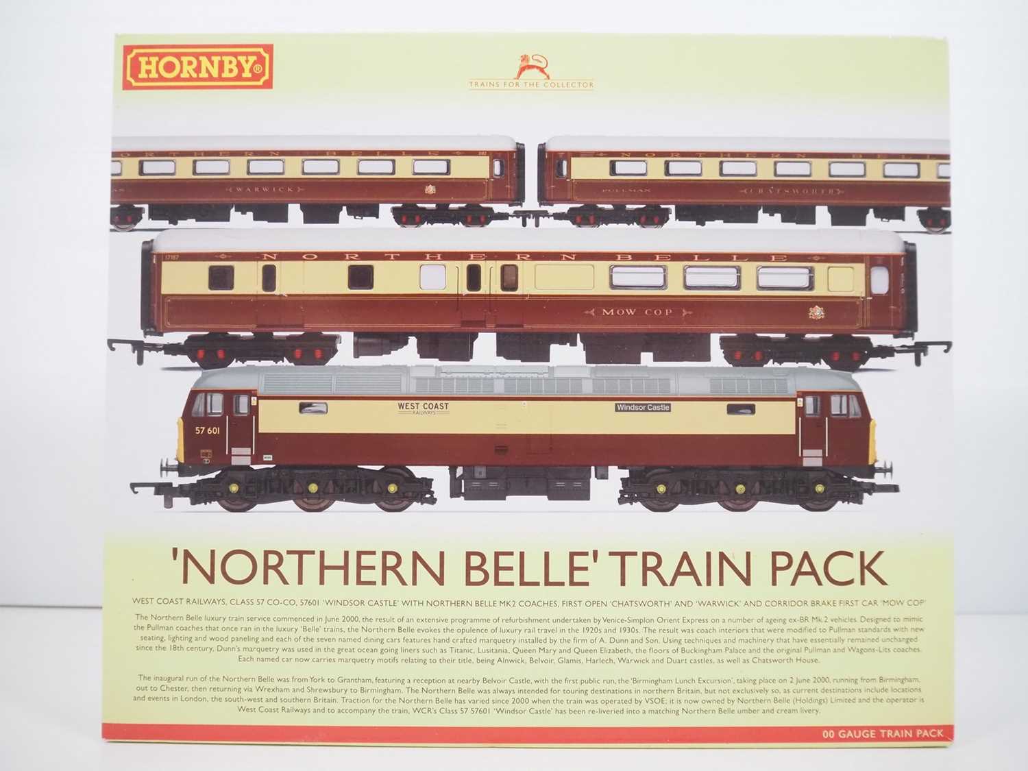 Lot 297 - A HORNBY OO gauge R3697 'Northern Belle' train...