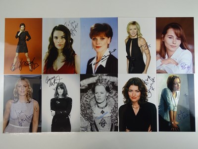Lot 61 - FEMALE ACTORS - A selection of signed colour...