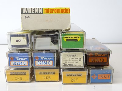 Lot 25 - A group of N Gauge French and Belgian Outline...
