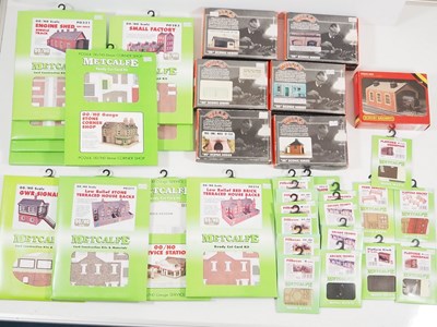 Lot 324 - A large group of OO gauge kits by METCALFE,...