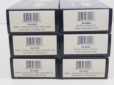 Lot 340 - A group of BACHMANN OO gauge Mk1 passenger...