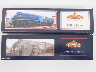 Lot 343 - A pair of BACHMANN OO gauge Class A4 steam...