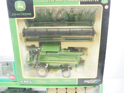 Lot 37 - A group of 1:32 scale diecast tractors/farming...