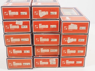 Lot 383 - A group of LIMA OO gauge wagons of various...