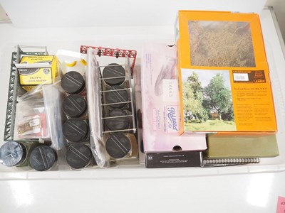 Lot 441 - A large crate of OO gauge scenery items...