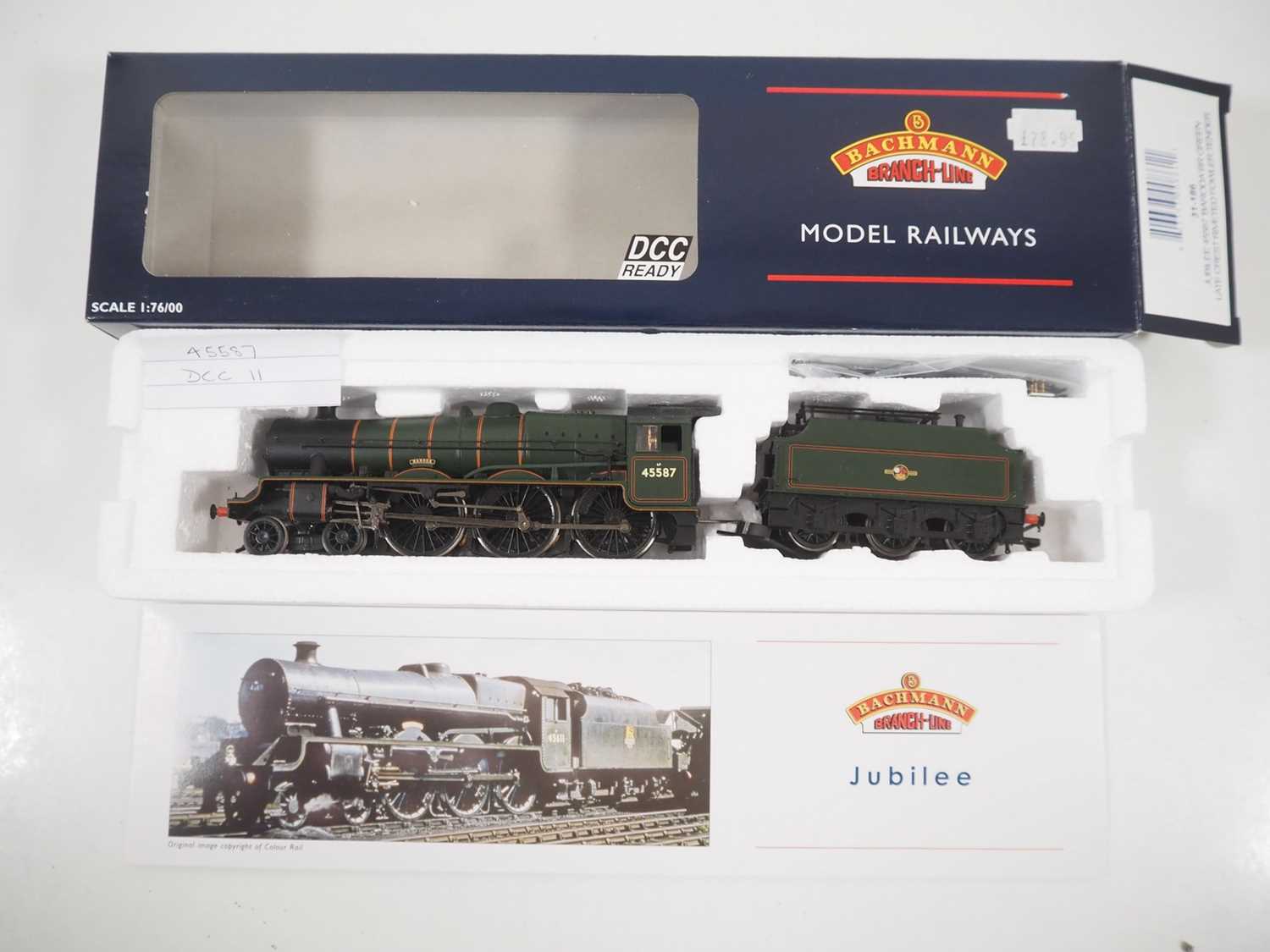 Lot 452 - A BACHMANN OO gauge 31-186 Jubilee class steam...