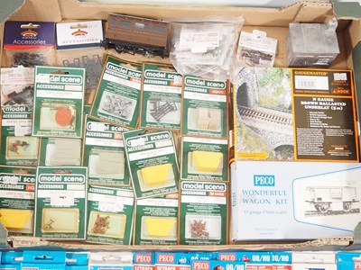 Lot 471 - A large tray of ex-shop stock OO gauge PECO...