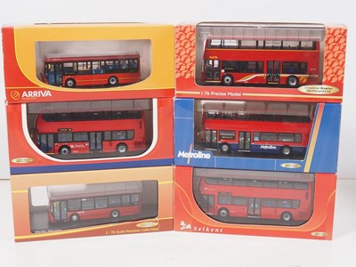 Lot 5 - A group of 1:76 scale diecast buses by...