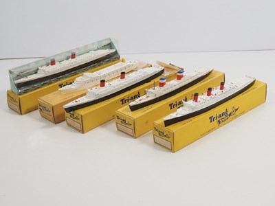 Lot 50 - A group of vintage TRI-ANG MINIC ocean liners...