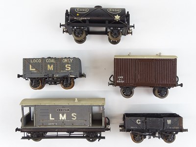 Lot 269 - A group of O Gauge coarse scale scratch built...