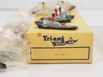 Lot 51 - A group of vintage TRI-ANG MINIC ships trade...