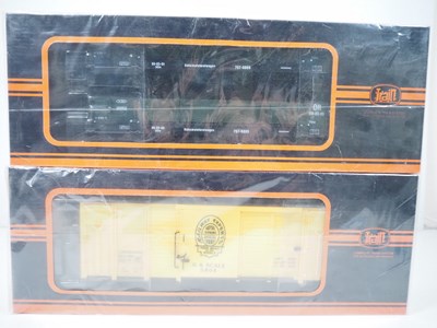 Lot 535 - A pair of TRAIN G scale wagons comprising a...