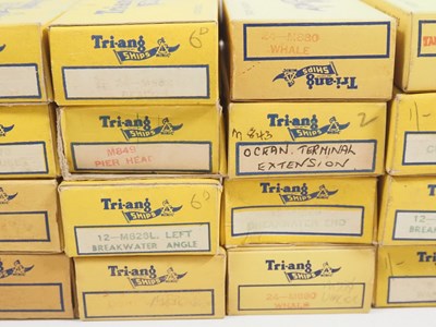 Lot 54 - A large group of vintage TRI-ANG MINIC ship...