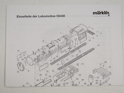 Lot 542 - A MARKLIN Gauge 1 55440 German outline BR 44...