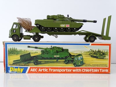 Lot 274 - A DINKY 616 AEC Artic Transporter with...