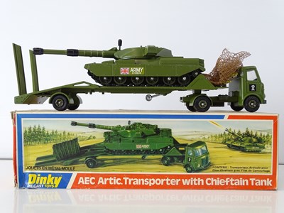 Lot 274 - A DINKY 616 AEC Artic Transporter with...