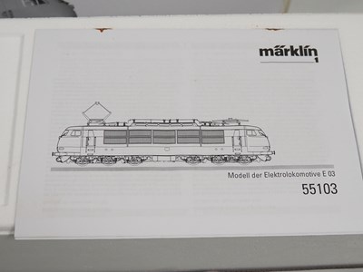 Lot 563 - A MARKLIN Gauge 1 55103 German outline BR103...