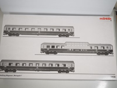 Lot 573 - A MARKLIN Gauge 1 58038 'Rheingold 1' triple...