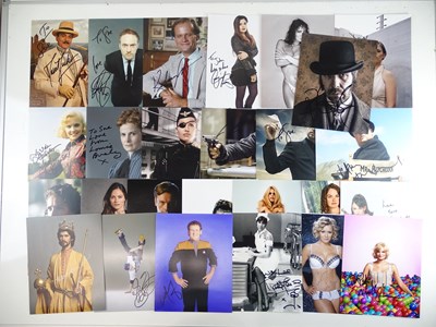 Lot 112 - TV ACTORS - A selection of signed colour and...