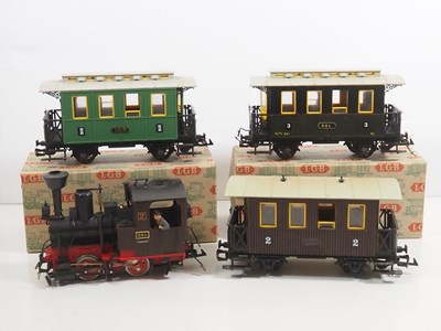 Lot 578 - A group of LGB G gauge rolling stock...