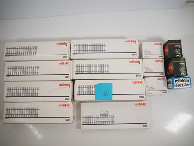 Lot 584 - A large quantity of MARKLIN Gauge 1 track and...