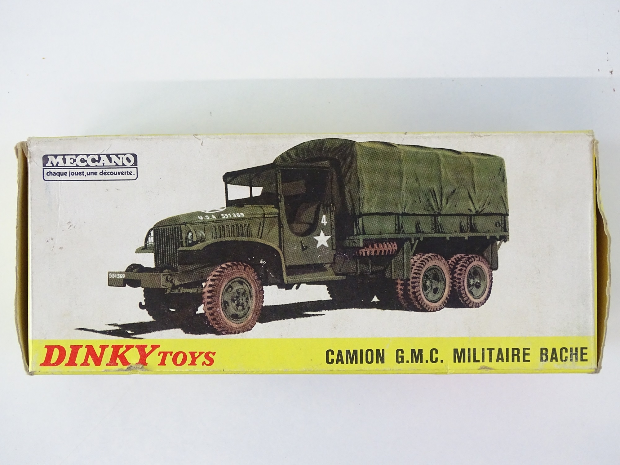 Dinky Toys, GMC Militaire Baché Avec Pilote, Armée Francaise F | UK