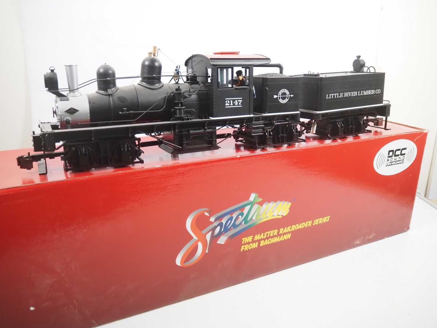 Lot 594 - A SPECTRUM G scale 82697 3-truck Shay steam...