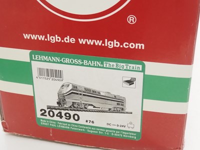 Lot 599 - An LGB G scale 20490 Amtrak Genesis Phase 3...