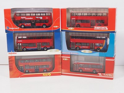 Lot 65 - A group of 1:76 scale diecast buses by...