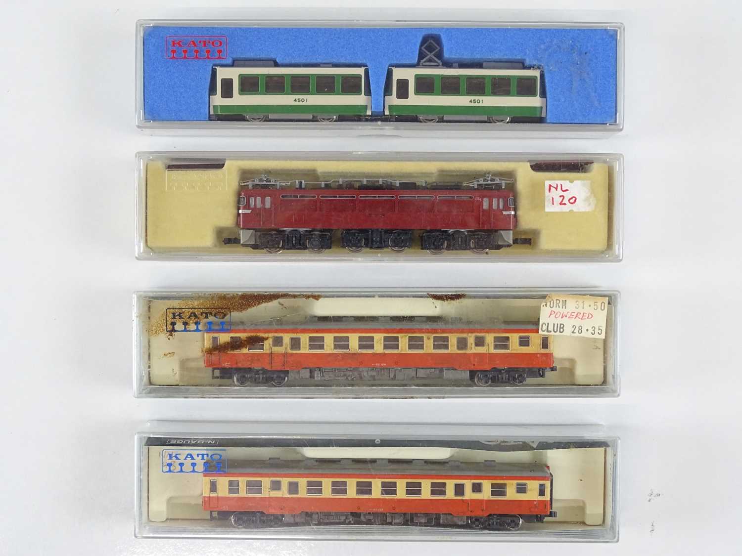 Lot 28 - A group of N Gauge Japanese Outline items by...