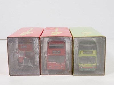 Lot 73 - A group of 1:76 scale diecast buses by BRITBUS,...