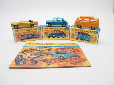 Lot 76 - A group of early 1970s MATCHBOX Superfast cars...