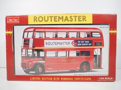 Lot 8 - A SUNSTAR 1:24 scale 2901 London Routemaster...