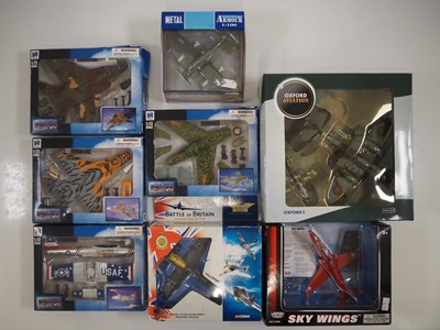 Lot 99 - A group of 1:72 scale aircraft, all military...