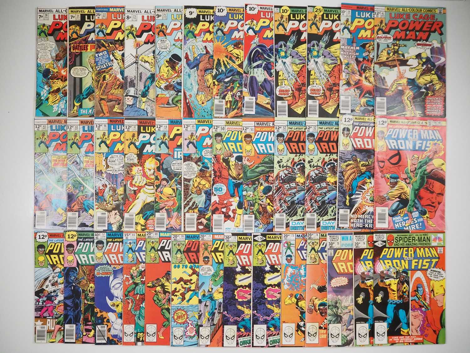 Lot 113 - LUKE CAGE, POWERMAN #20, 21, 22, 23, 25, 31,...