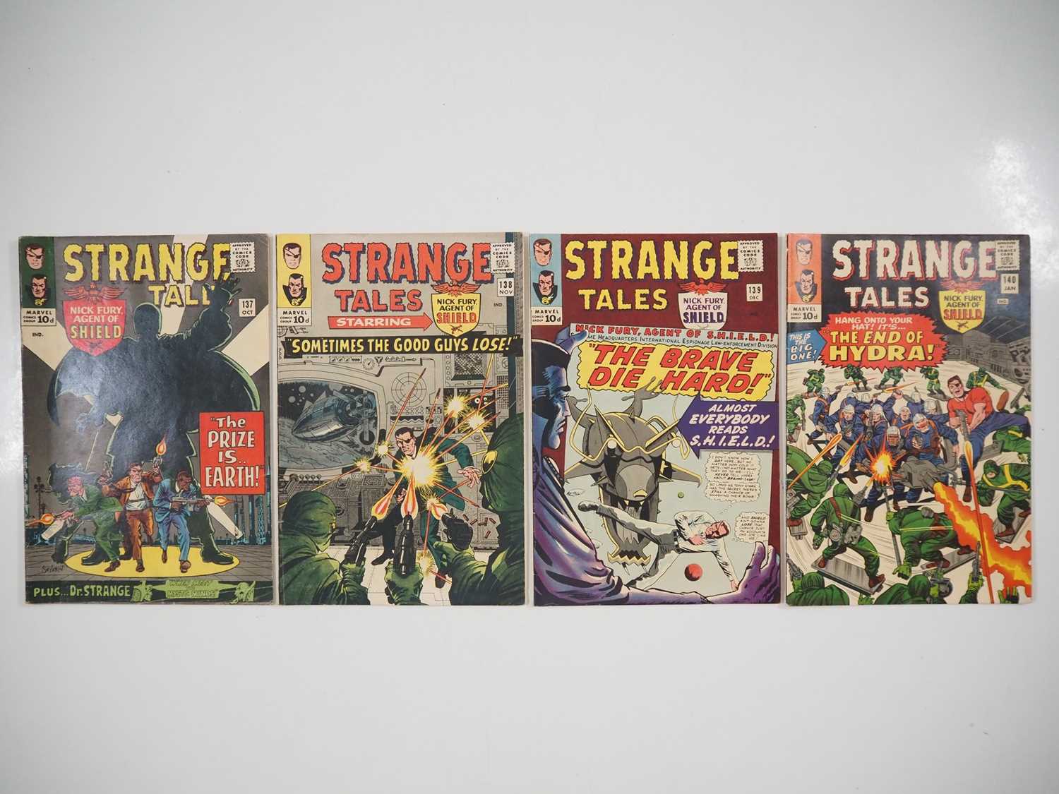 Lot 119 - STRANGE TALES #137, 138, 139, 140 (4 in Lot) -...