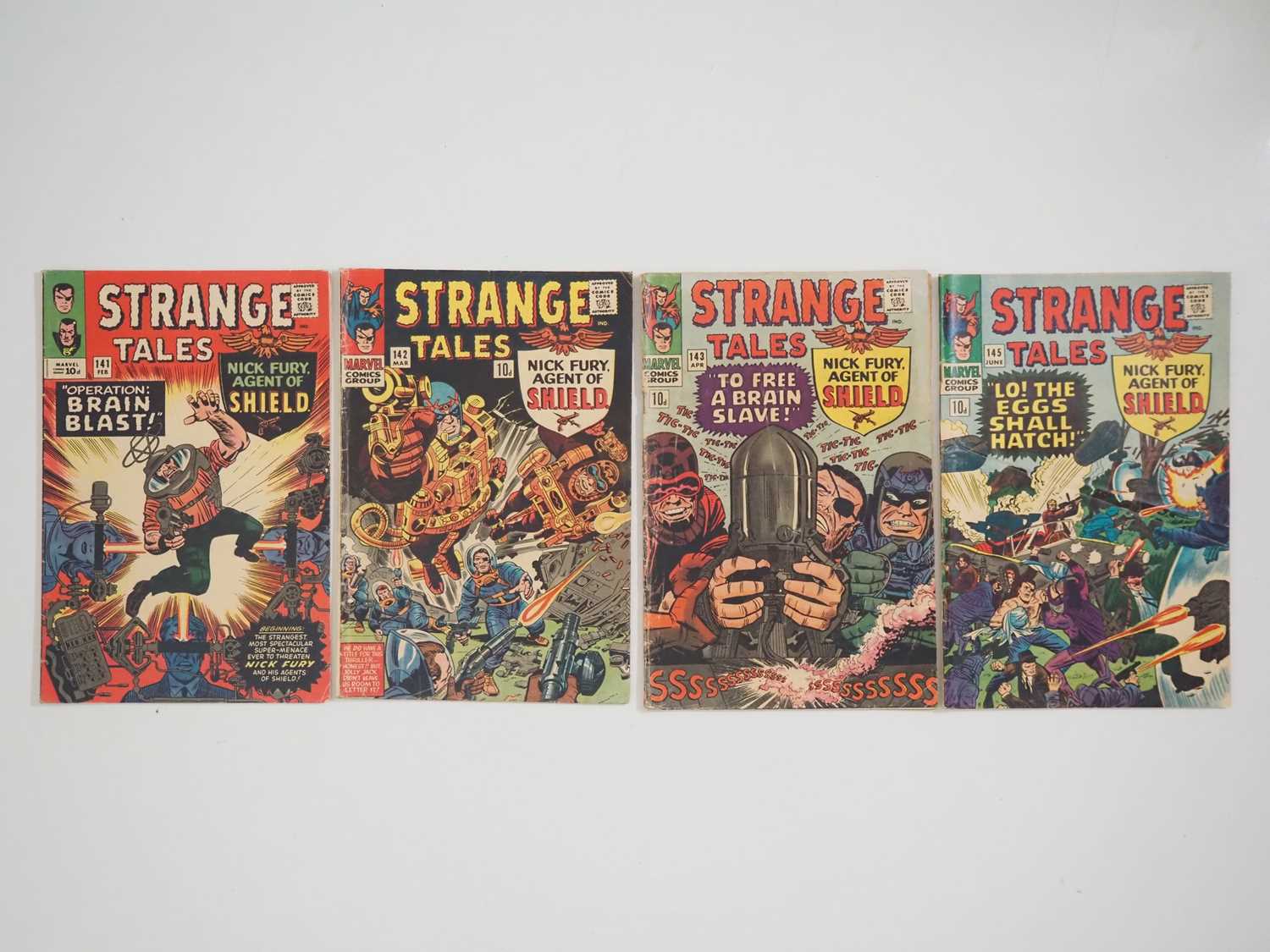 Lot 120 - STRANGE TALES #141, 142, 143, 145 (4 in Lot) -...