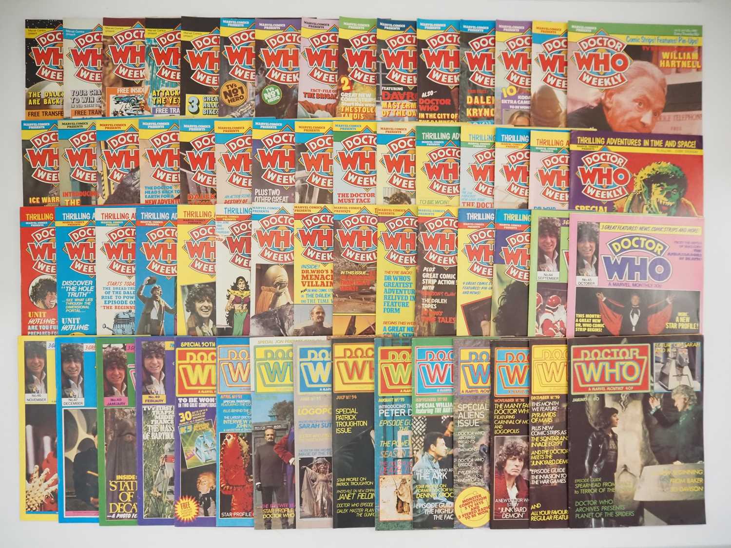 Lot 156 - DOCTOR WHO WEEKLY (MONTHLY) #1 to 60 (60 in...