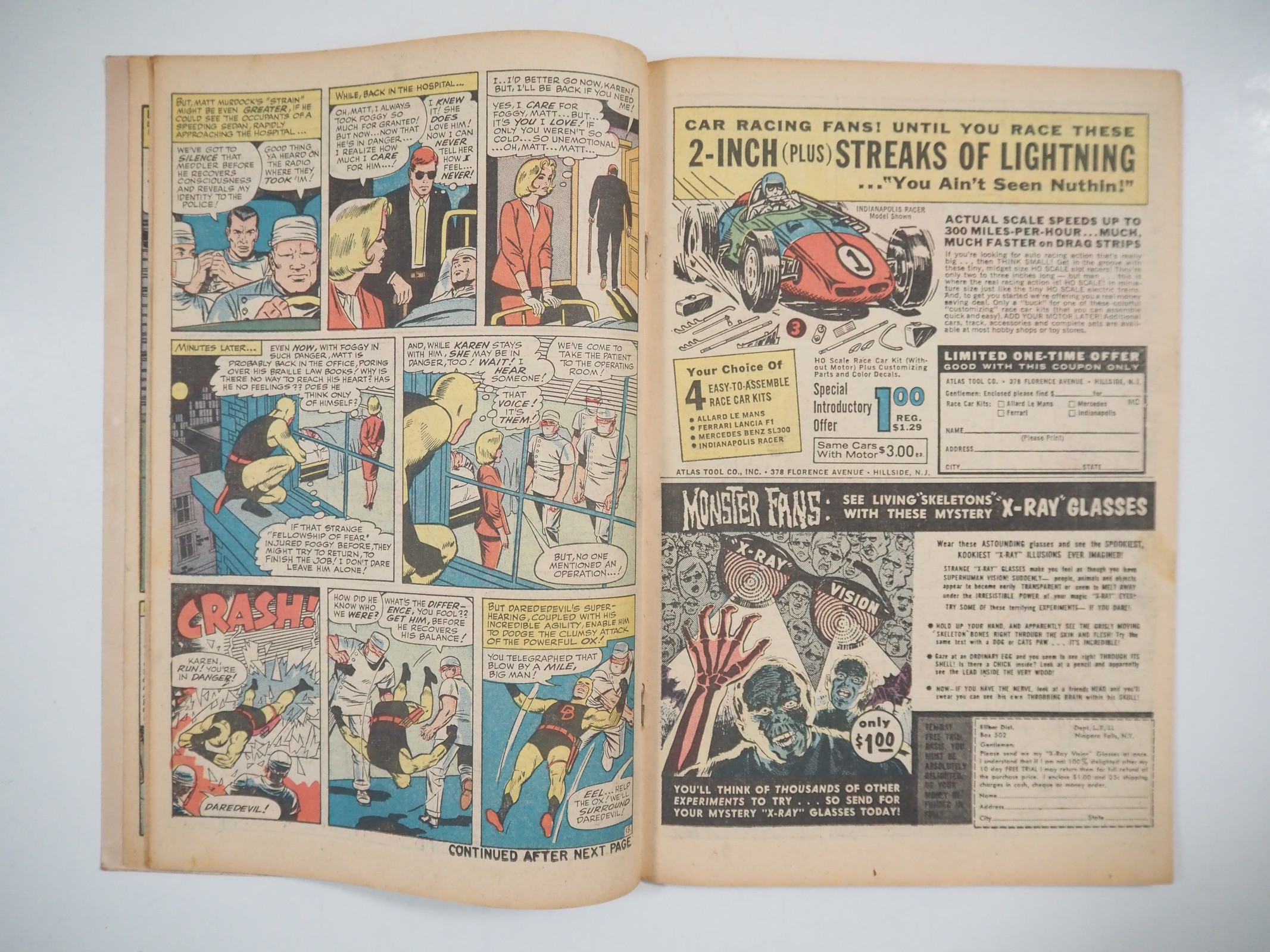 Lot 164 - DAREDEVIL #6 - (1965 - MARVEL) - Origin and