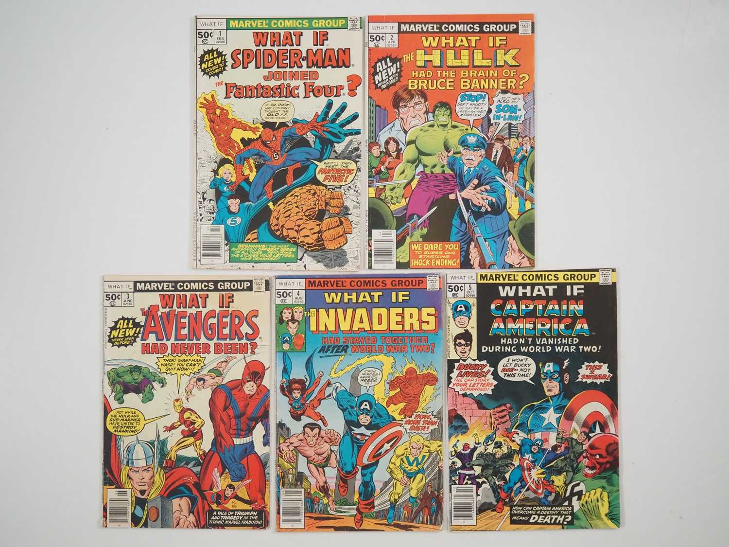 Lot 2 - WHAT IF ? #1, 2, 3, 4, 5 (5 in Lot) - (1977 -...