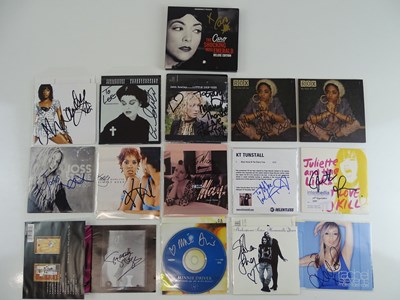 Lot 66 - FEMALE SINGERS - A quantity of signed CDs by...