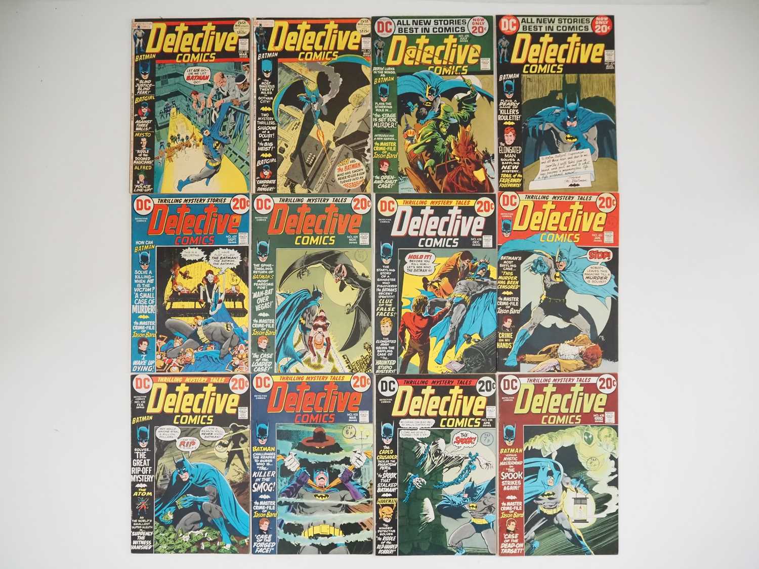 Lot 225 - DETECTIVE COMICS #421, 423, 425, 426, 427, 429,...