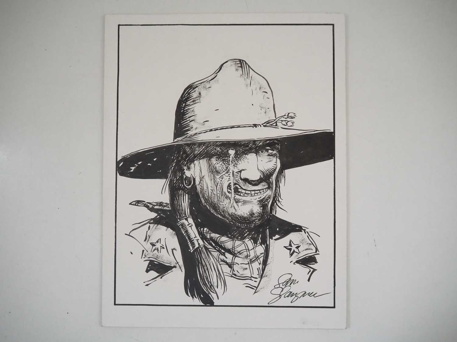 Lot 232 - Original Jonah Hex Sketch by SAM GLANZMAN...