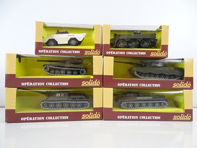 Lot 297 - A group of SOLIDO military diecast from the...