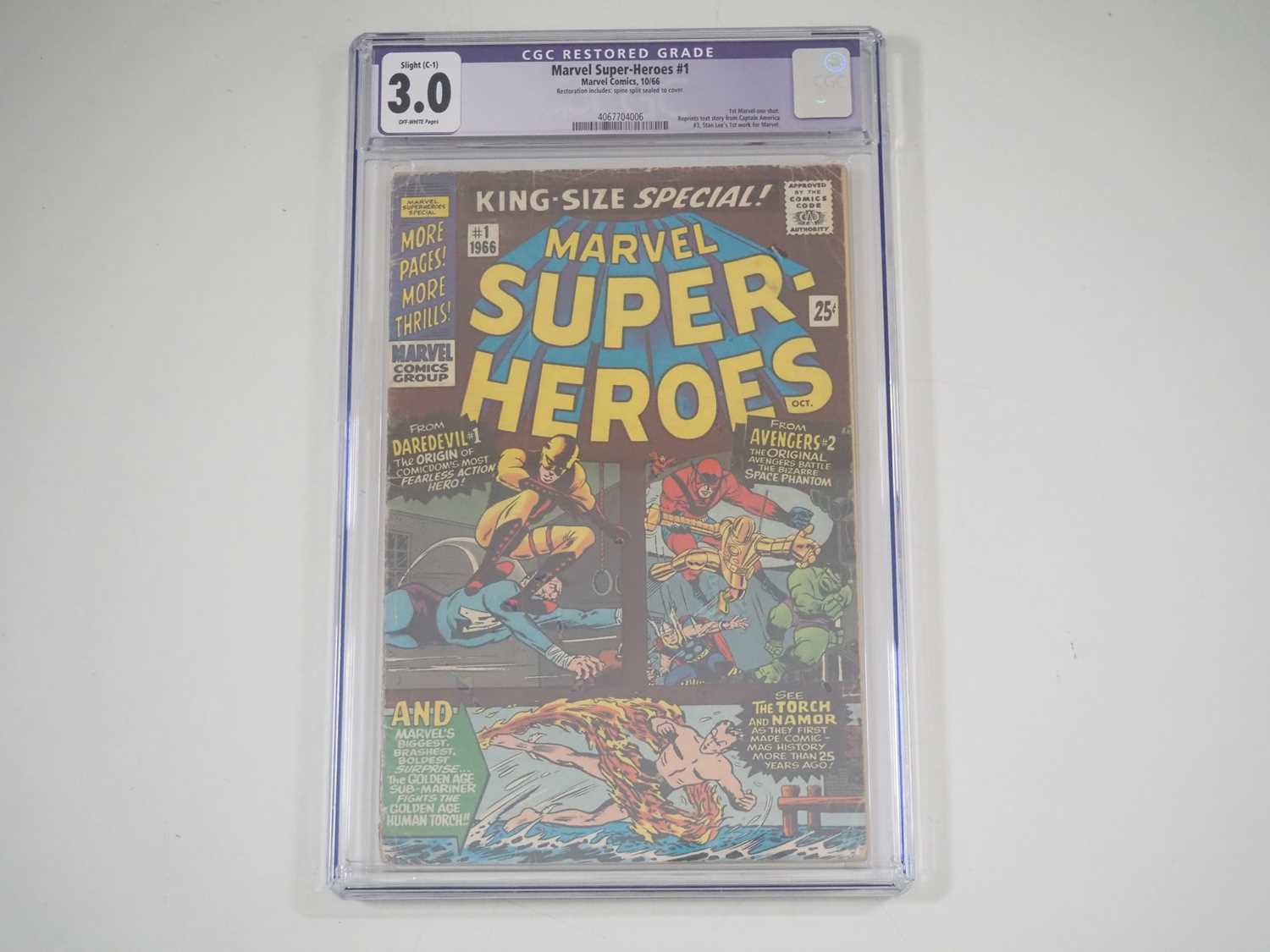 Lot 247 - MARVEL SUPER-HEROES #1 (1966 - MARVEL) -...