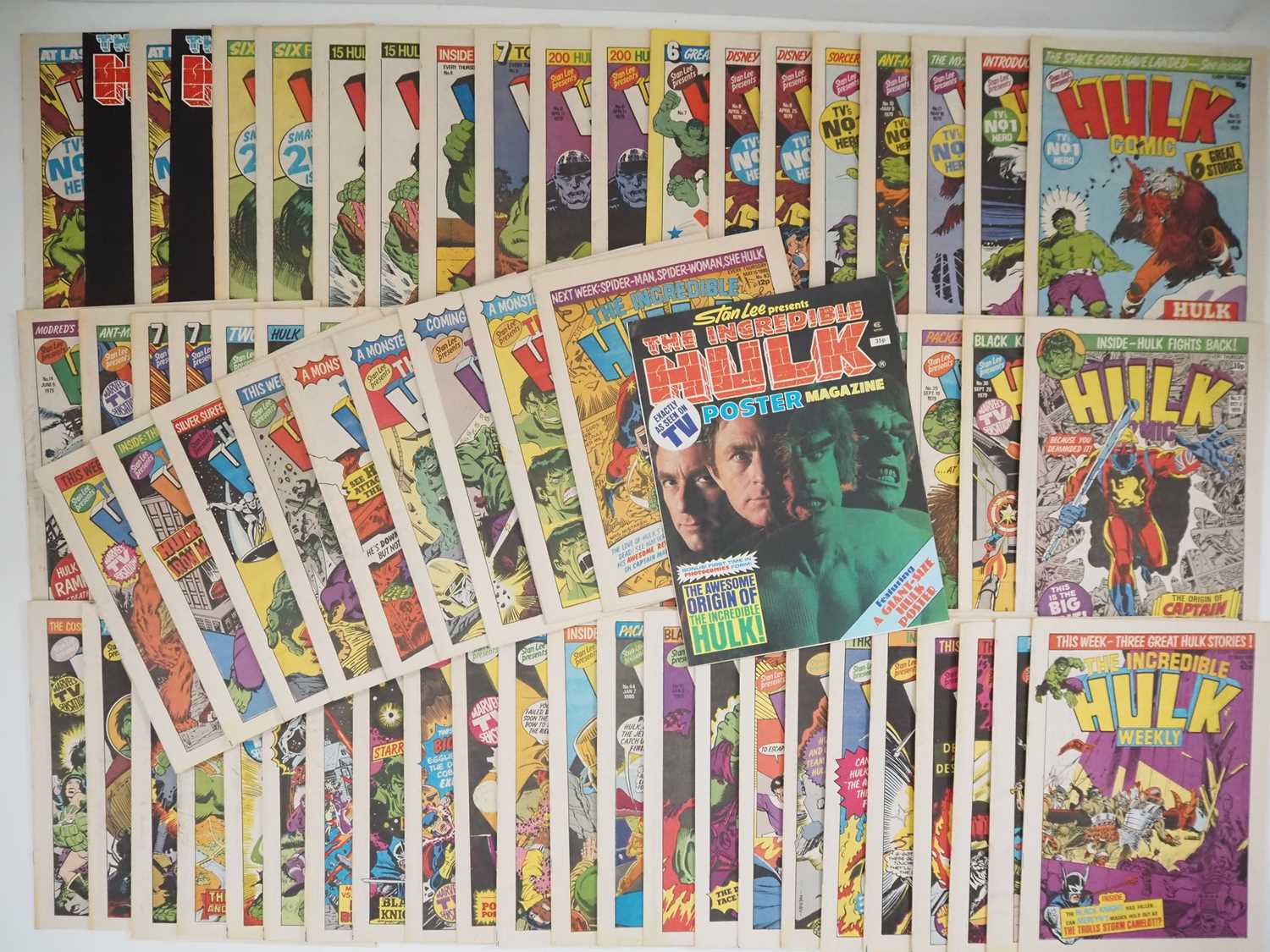 Lot 256 - HULK COMIC #1 to 63 (71 in Lot) - (1979/80 -...