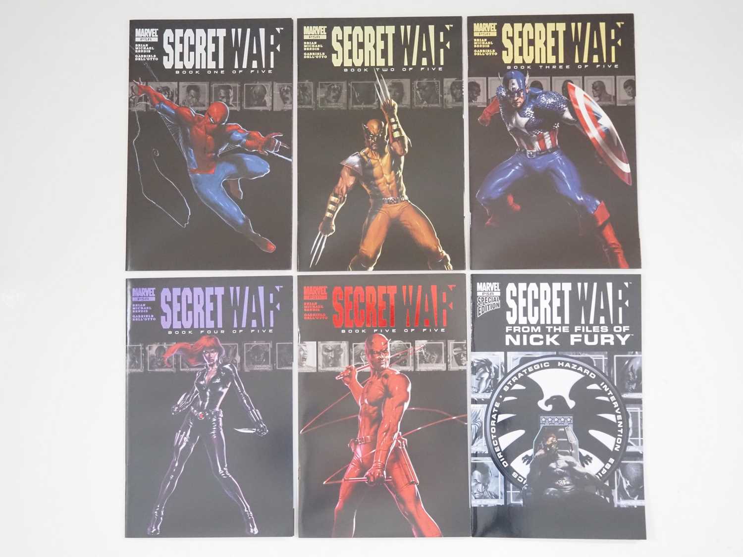 Lot 262 - SECRET WAR #1, 2, 3, 4, 5 + SECRET WAR: FROM...