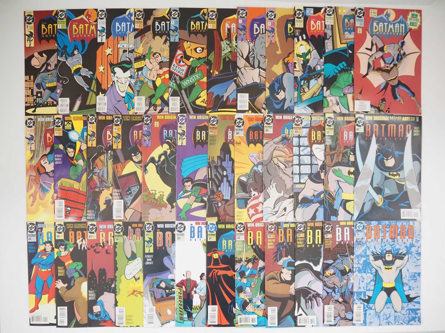 Lot 268 - BATMAN ADVENTURES #1 to 11, 13 to 36 (35 in...