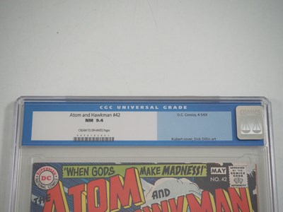 Lot 27 - ATOM AND HAWKMAN #42 (1969 - DC) - GRADED 9.4...